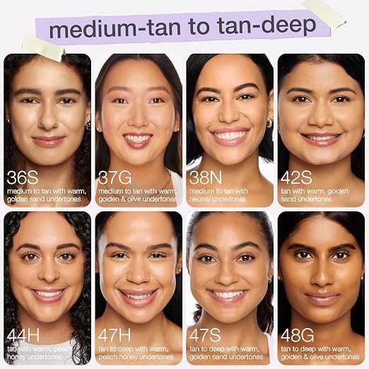 44H tan (tan skin with warm, peach undertones)