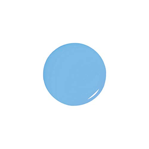 HULLABALOO - Bright Blue Azure with a Cream Finish