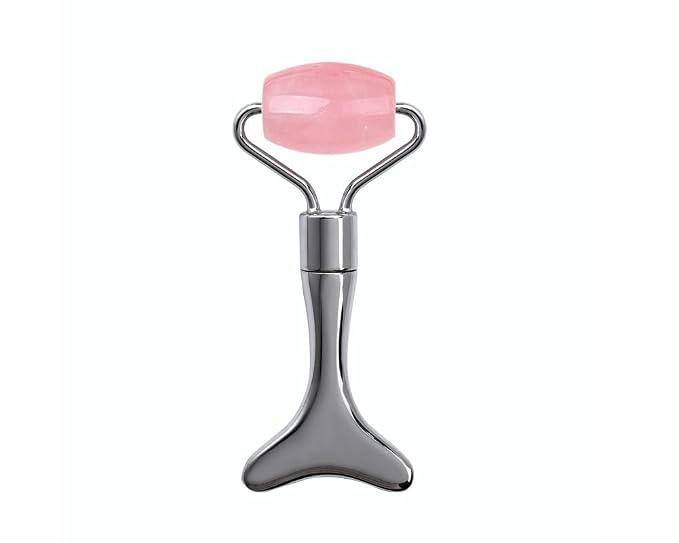 Rose Quartz+Silver Zinc Alloy