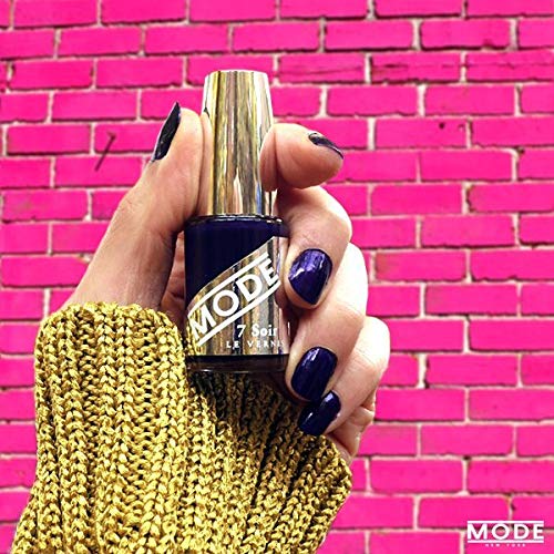 STROKE OF MIDNIGHT - Ultra Dark Blue Violet Purple with a Cream Finish