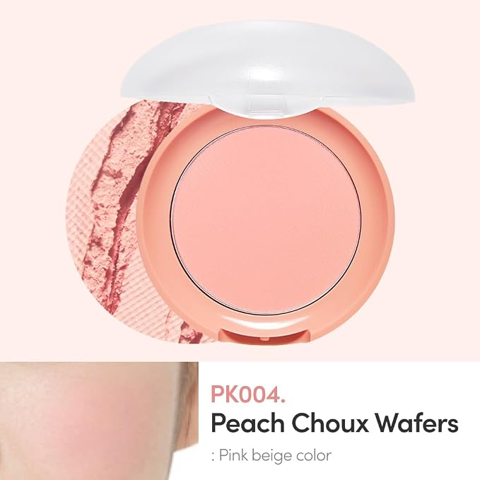 Peach Choux Wafers