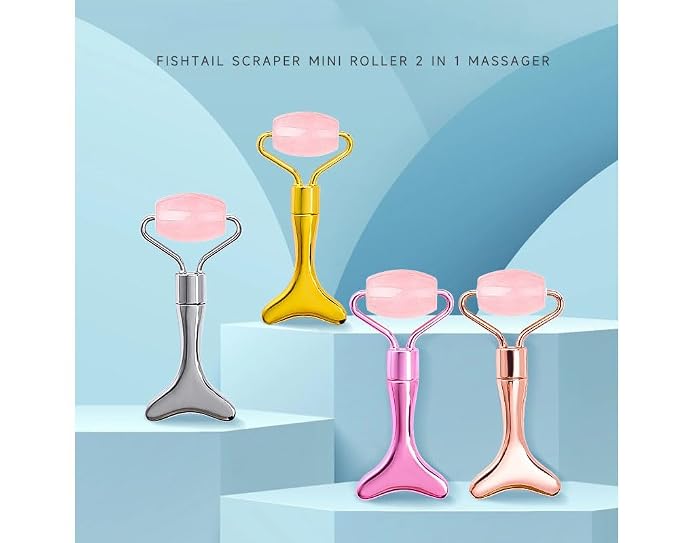 Rose Quartz+Rose Red Zinc Alloy