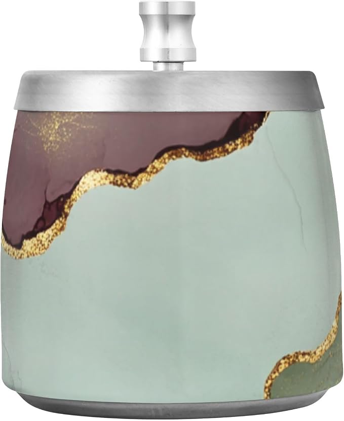 Marble Sage Green Burgundy