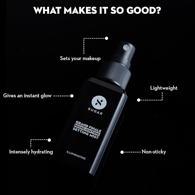 Grand Finale Matte Setting Mist - For a powdery soft matte finish.