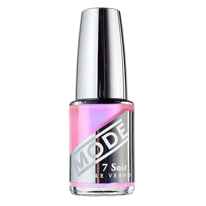 CHIFFON HAZE - Semi Sheer Lustrous Ultraviolet Mother of Pearl Pink