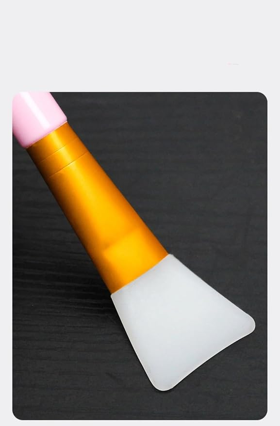 Pink silicone brush