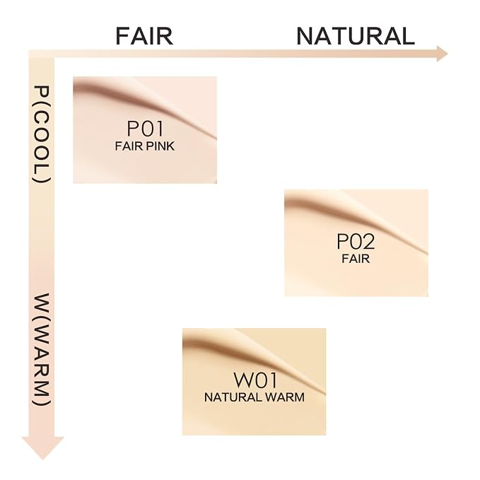 P01 Fair Pink For Oily Skin (Refill Included)