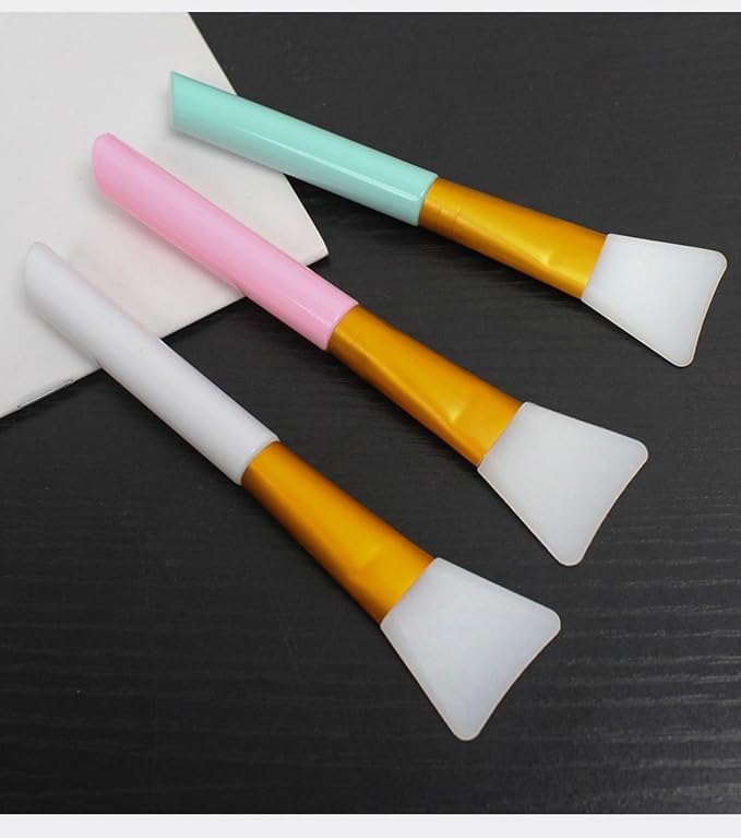 White silicone brush