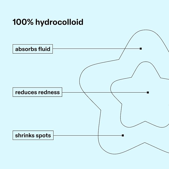 Clear Hydrocolloid Stars
