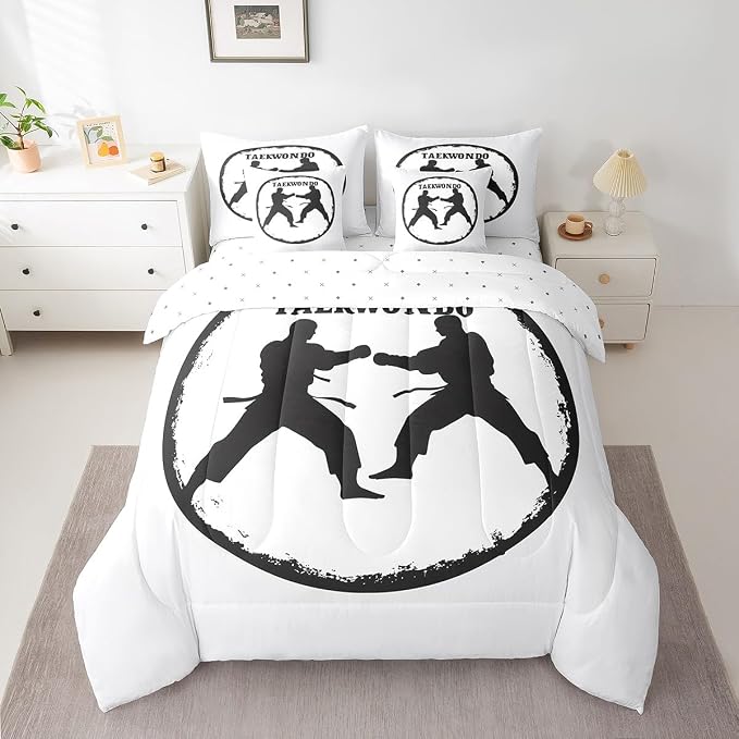 White and Dark Black