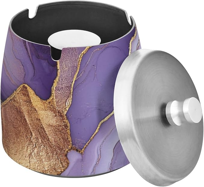 Marble Silver Purple Fresh