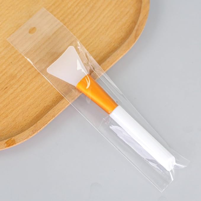 White silicone brush