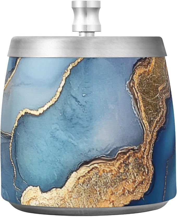 Marble Silver Royal Blue