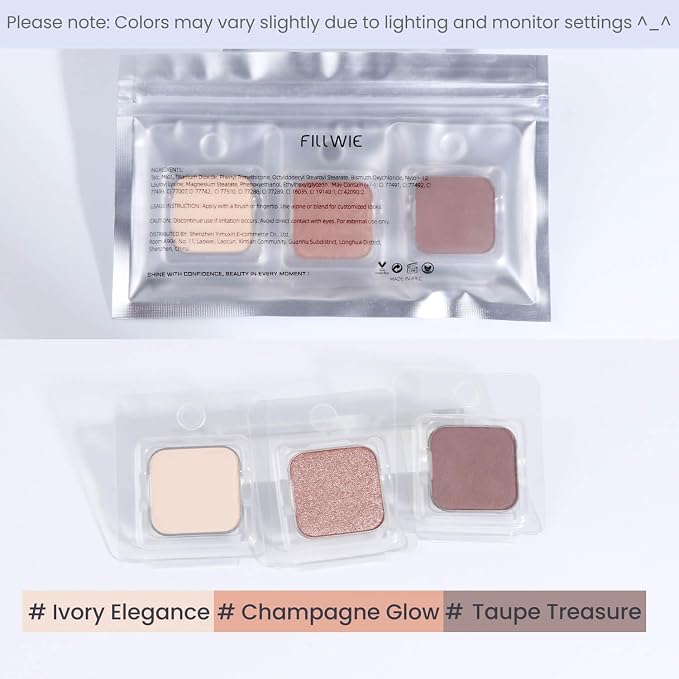 Ivory Elegance/Champagne Glow/Taupe Treasure