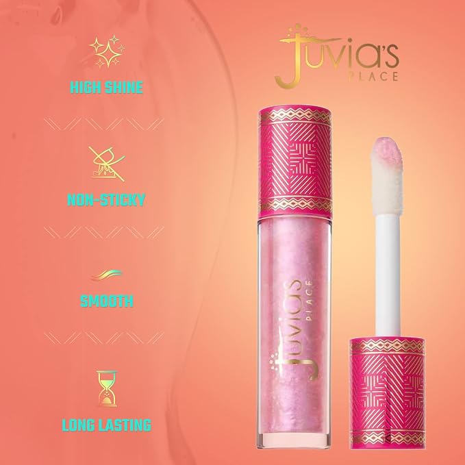 Clear, Pink Shimmer