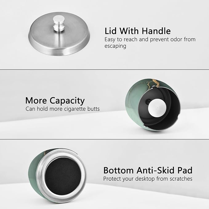 Marble Sage Green Black