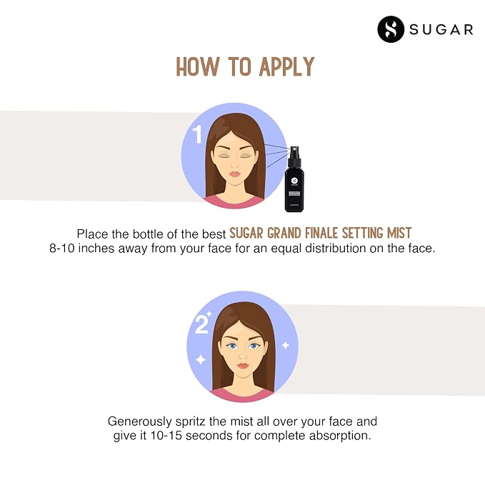 Grand Finale Highlighting Setting Mist - For a glowing and highlighted finish.