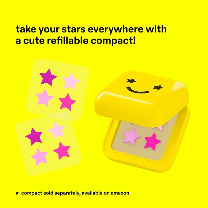 Pink Hydrocolloid Stars