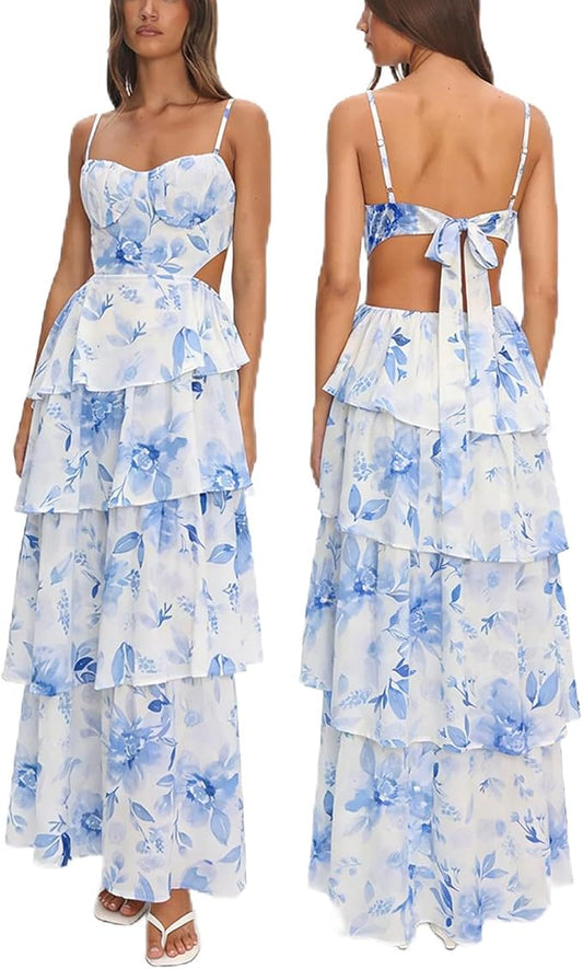 Floral Dark Blue
