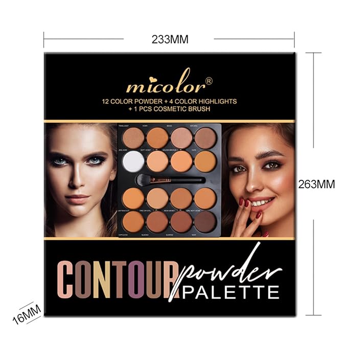 16 Colors Contour Makuep Palette