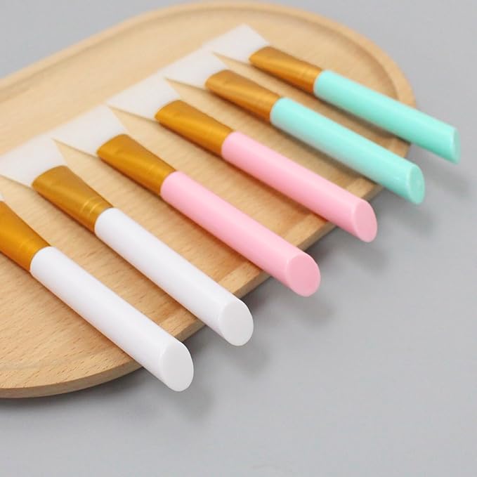 Pink silicone brush