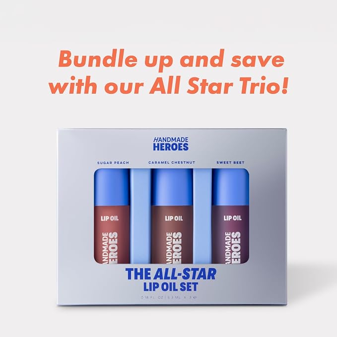 Sweet Beet, Sugar Peach, Caramel Chestnut
