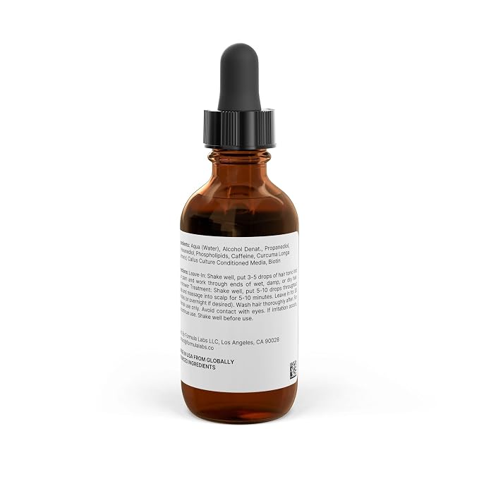 Amber glass bottle + black dropper