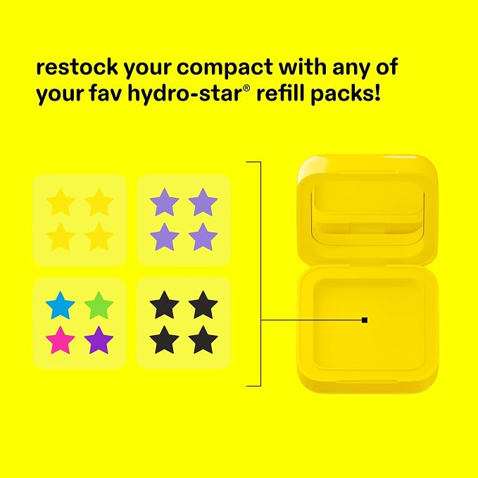 Big Yellow Compact Hydrocolloid + Big Blue Compact Hydrocolloid with Salicylic Acid