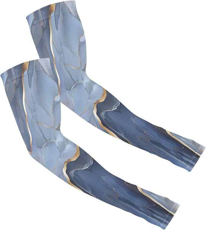 Marble Silver Navy Blue