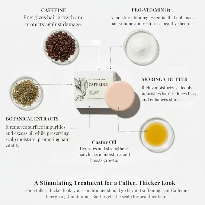 Caffeine Solid Bar Energizing Hair Conditioner