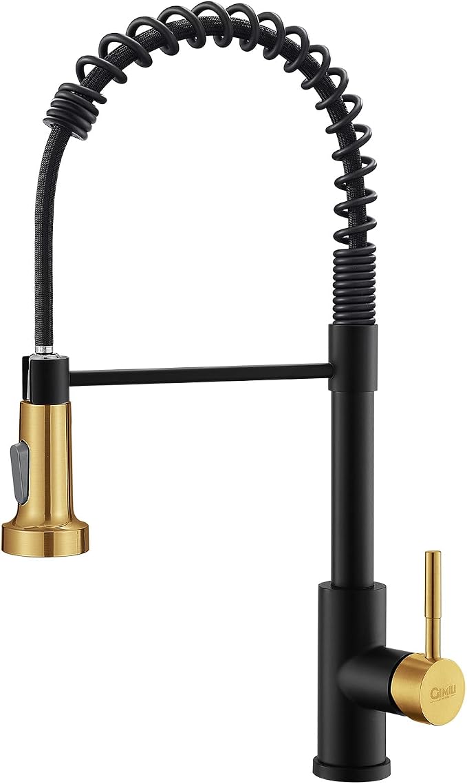 Black& Brushed Gold