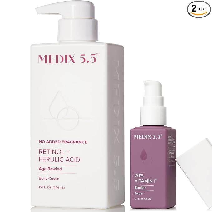 Fragrance-Free Retinol Cream + 20% Vitamin F Serum Set