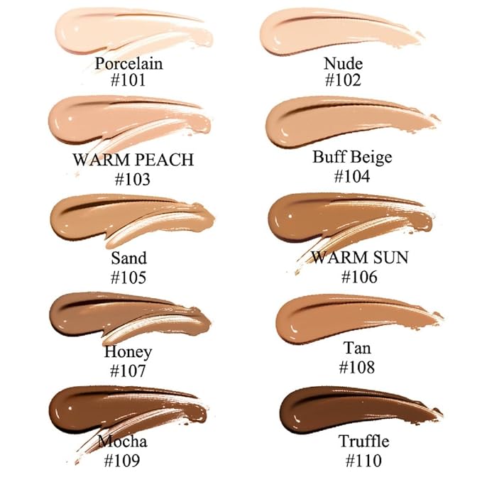 103 Warm Peach and 104 Buff Beige