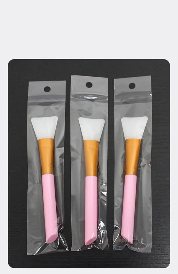 Pink silicone brush