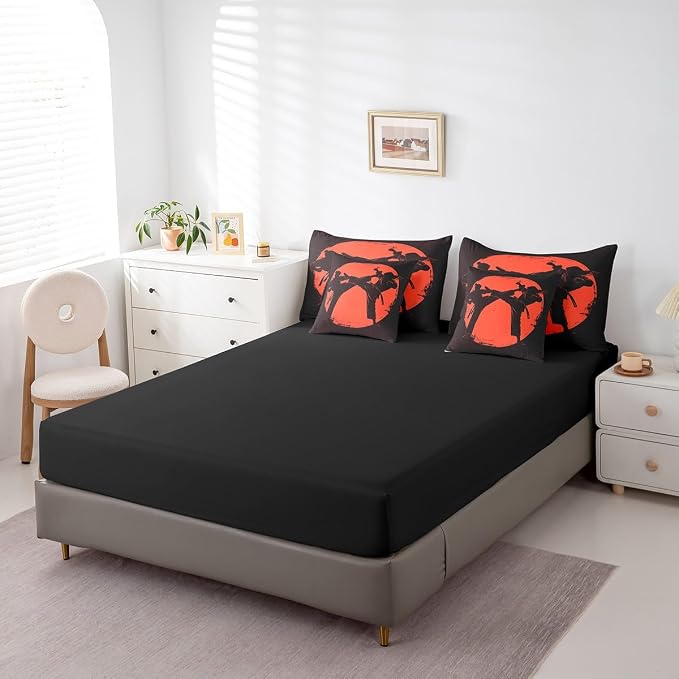 Dark Black Red