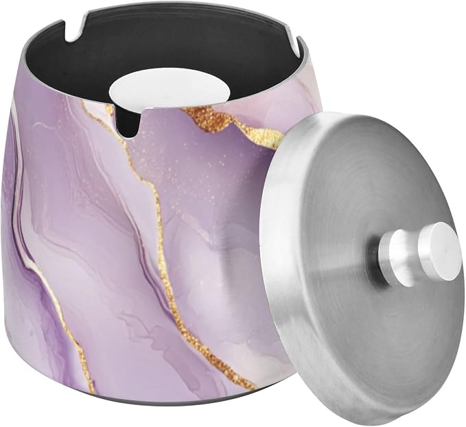 Marble White Purple