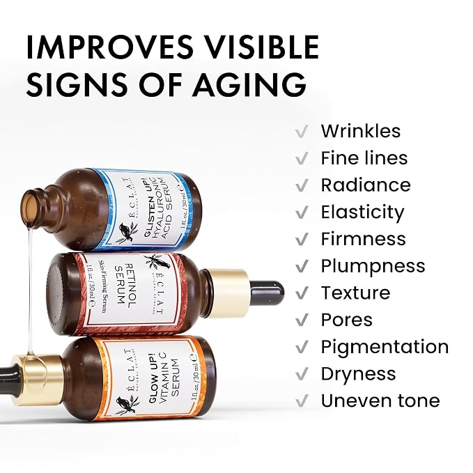 3-Pack Vit C, Retinol & HA | 3 Fl Oz