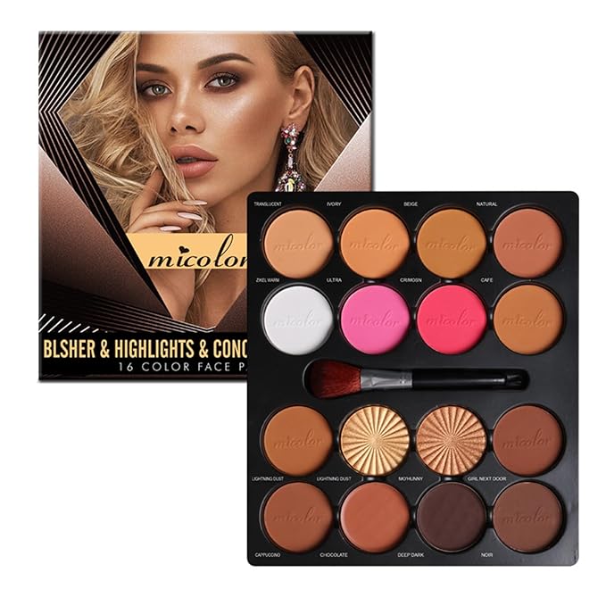 16 Colors Large Makuep Palette