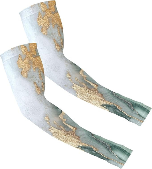 Marble Sage Green white