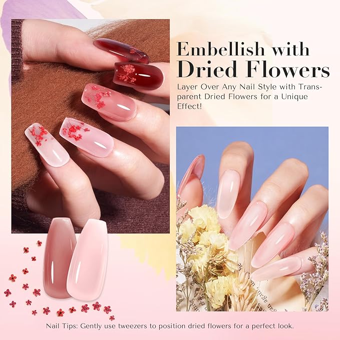 Dried Flower Jelly Nude Brown