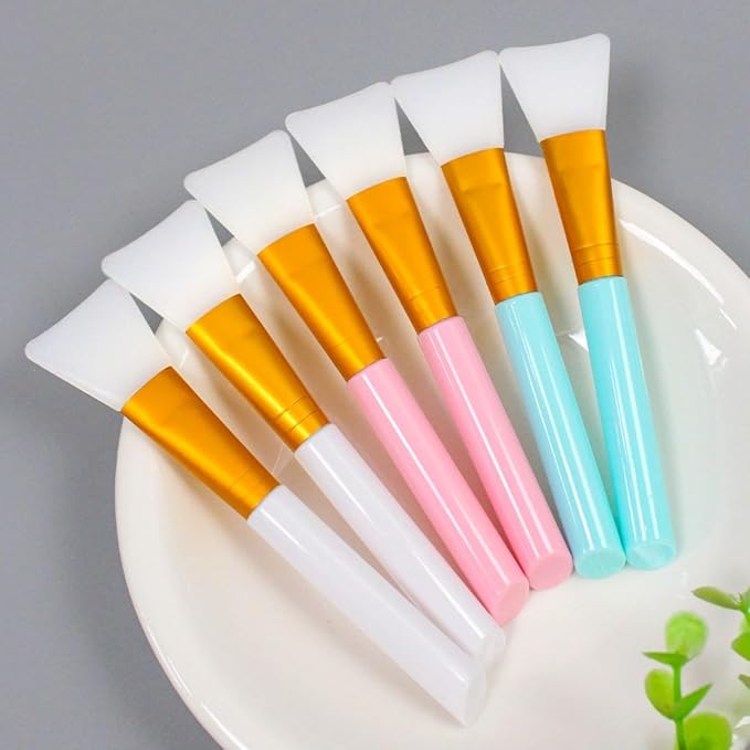 Pink silicone brush