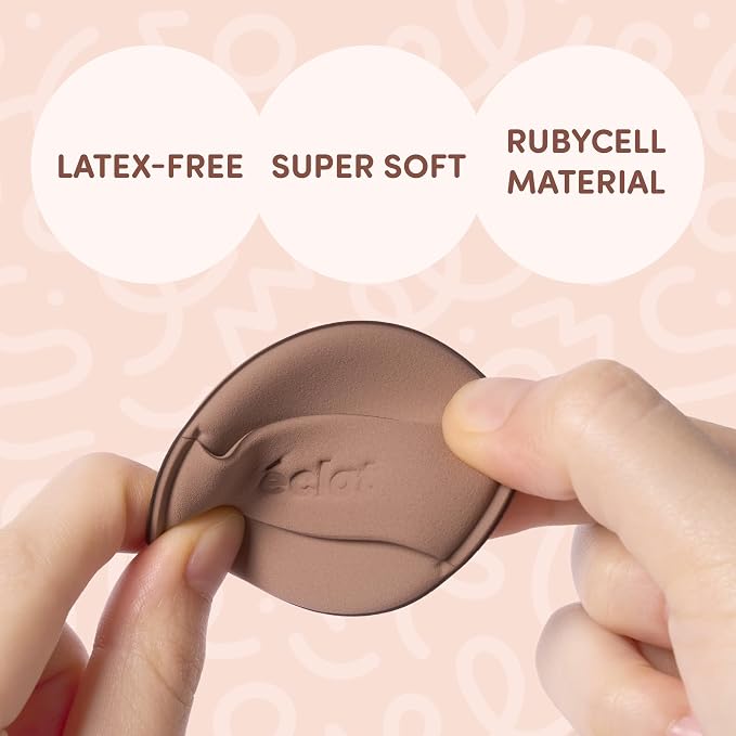 Rubycell Puff Mocha Oval 2pcs