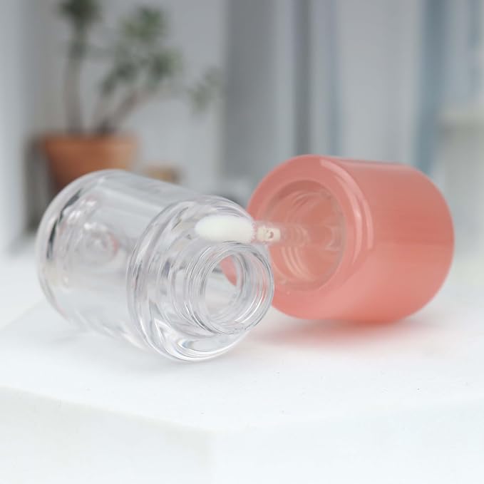 Pink and clear