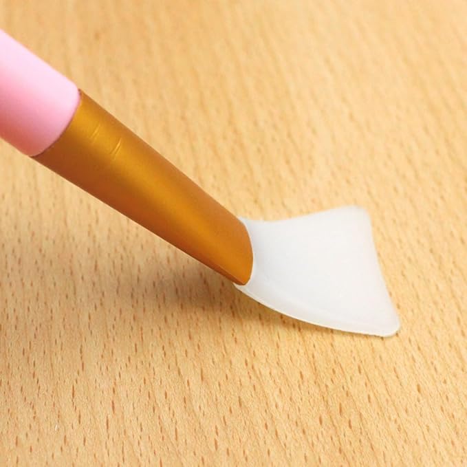 Pink silicone brush