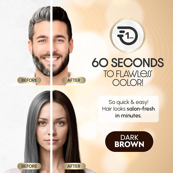 1 Minute Hair Dye Dark Brown