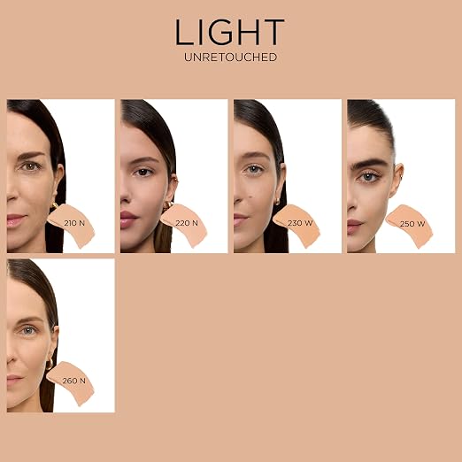 210 Buff N: light skin with neutral/peachy undertones