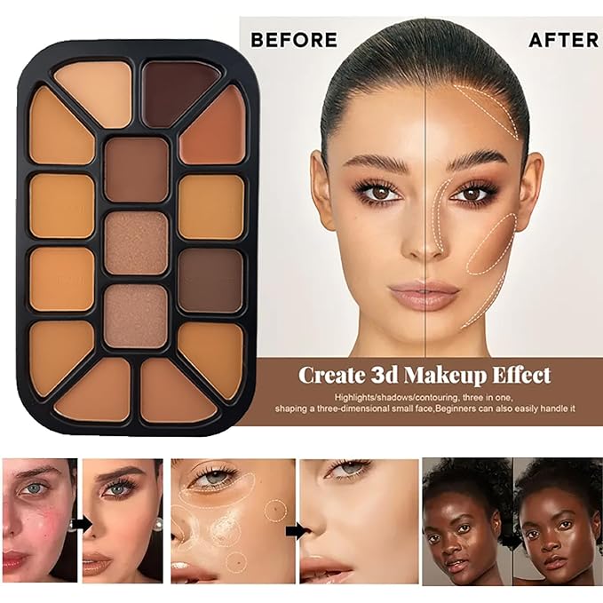 15 Colors Contour Palette