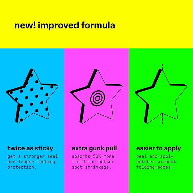 Clear Hydrocolloid Stars