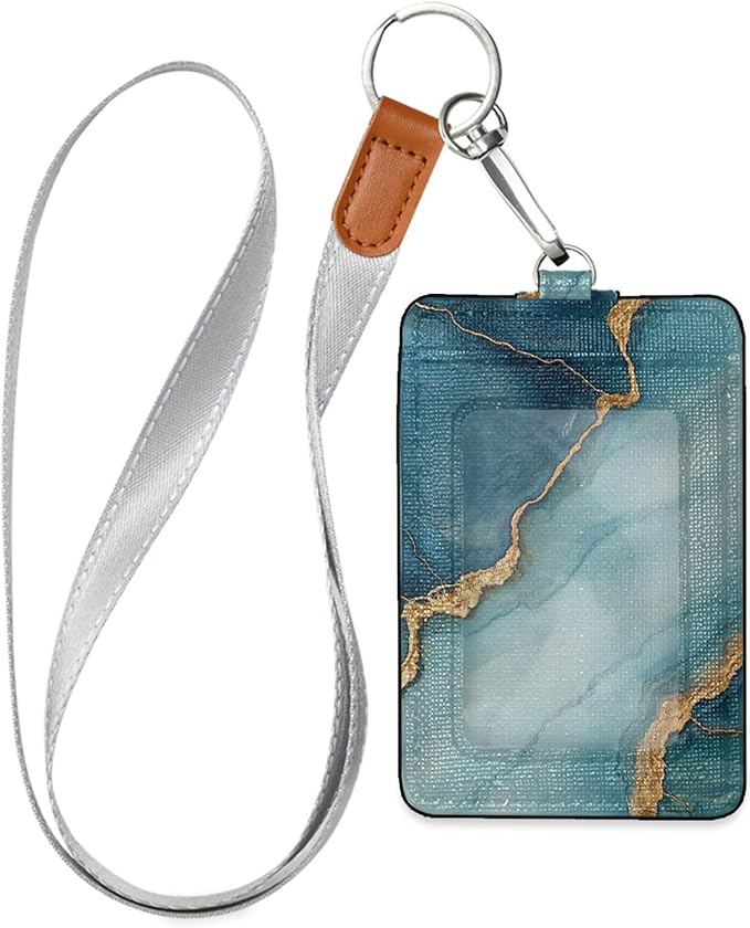 Marble Navy Blue Turquoise