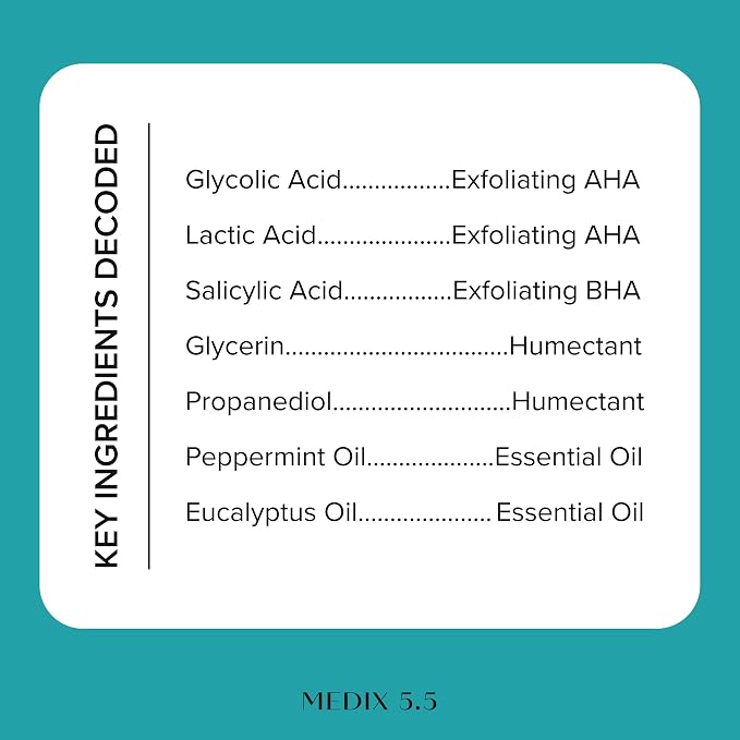 Exfoliating AHA Body Wash + Leave-On Booster